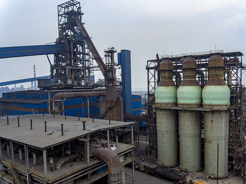 4-section top fired stoves for 2500m³ BFs at Hebei Zhongtie Plant (blast flow 5800Nm³/min)